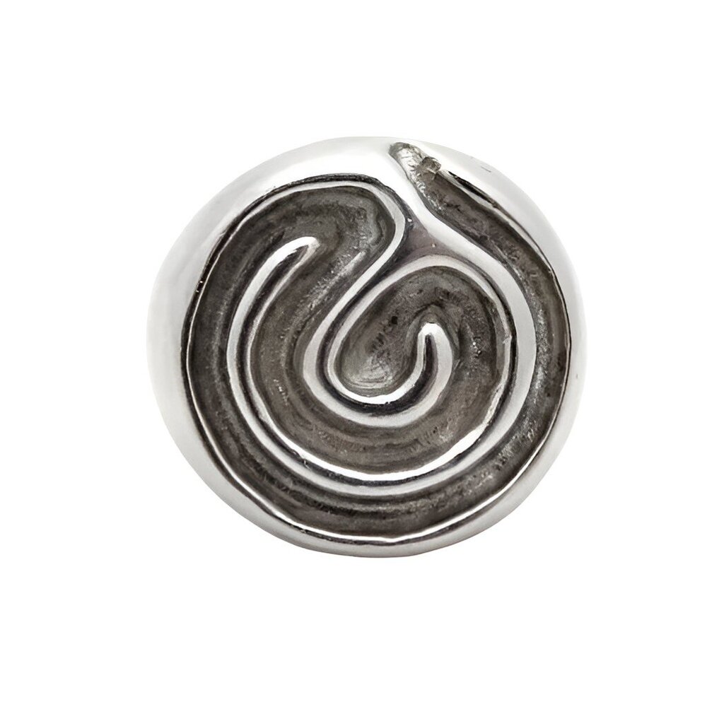 Vintage Sterling Silver Robert Lee Morris RLM Studio Swirl Maze Ring Size 6.25
